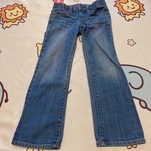 GAP Little Girls Straight Jeans with Stretch Size6
